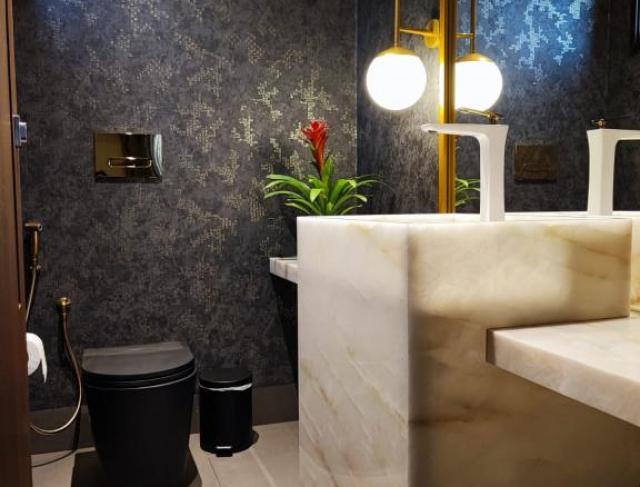 Lavabo Quartzito Cristallo