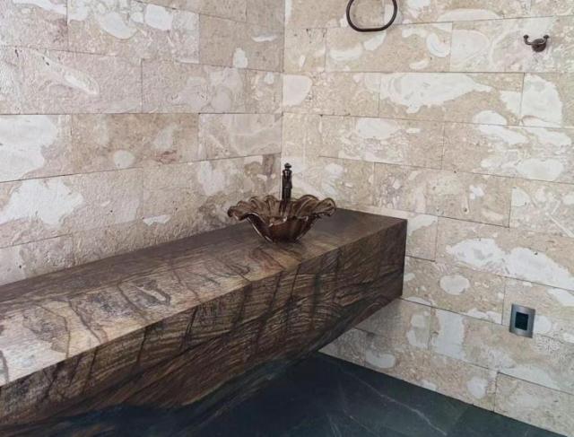 Lavabo Quartzito Sandalus Escovado
